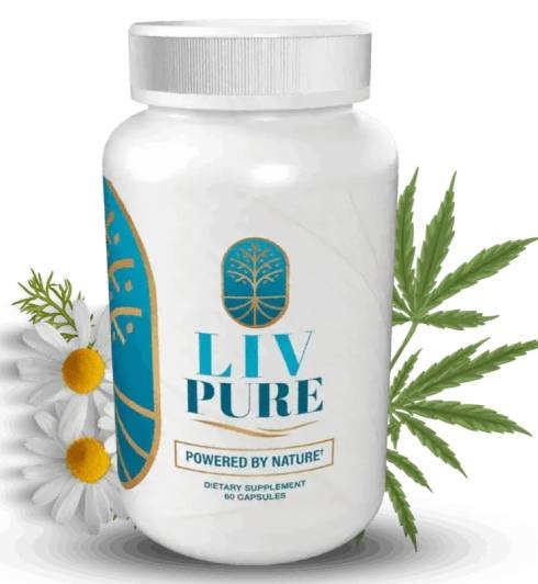 Illustration describing the purpose of LivPure supplement