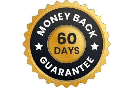 Risk free 60 day satisfaction guarantee badge